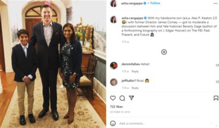Asha Rangappa Was Once Married To Husband Andrew Dodd And Has A Son Paras Nikhil Dodd