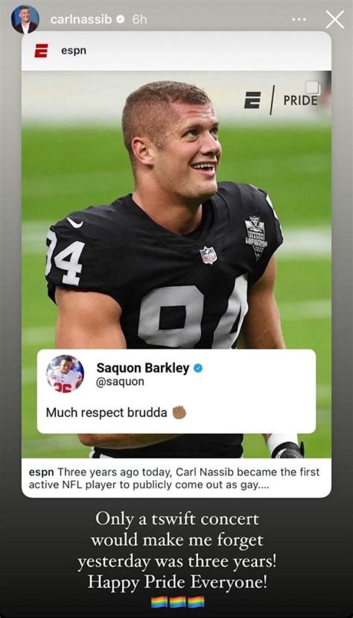 Everything We Know About Carl Nassib’s Partner, Erik Gudzinas